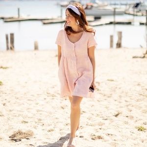 Jillian Harris X Priv Clothing The Hamptons linen dress
